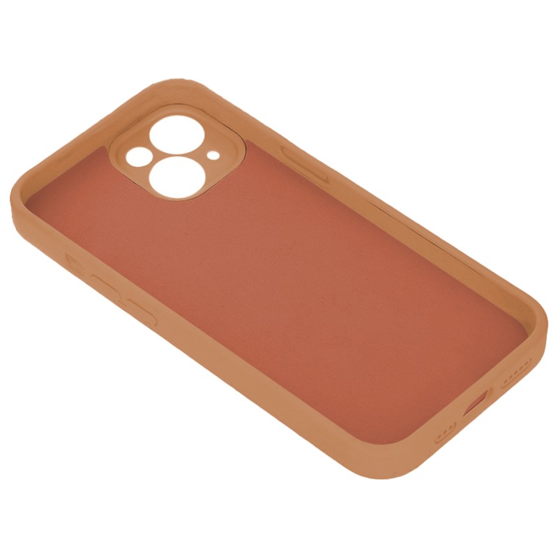 Силиконов капак за iPhone 17 Pro 6.3" мандарина