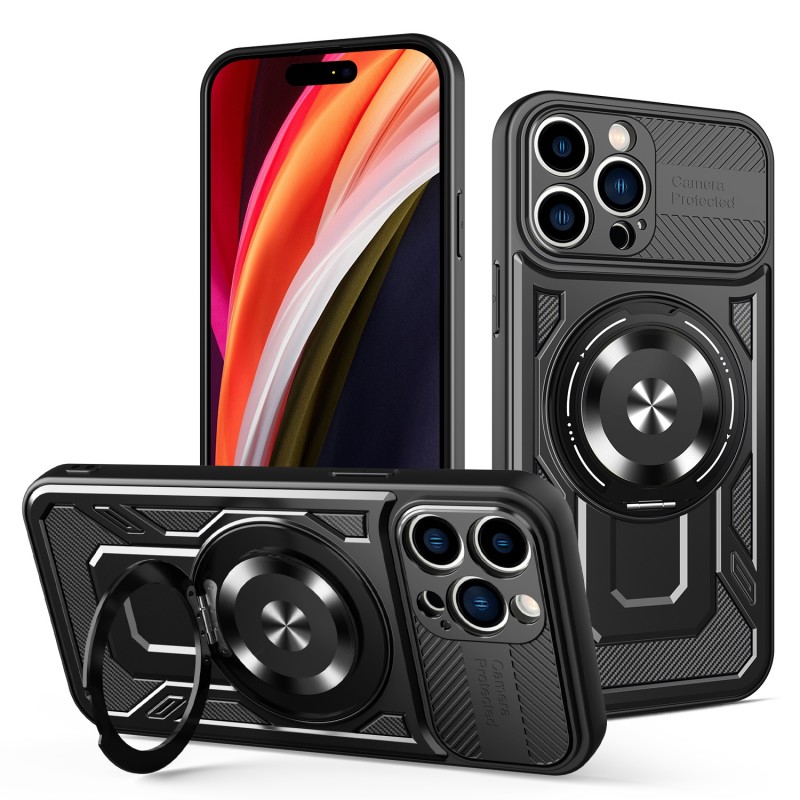 Оверлей Defender Armor Mag за iPhone 14 Pro Max 6.7" черен
