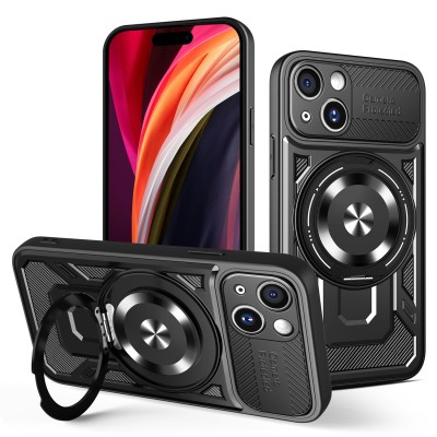 Оверлей Defender Armor Mag за iPhone 15 6.1" черен