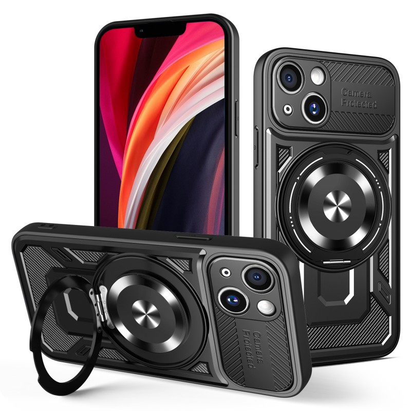 Оверлей Defender Armor Mag за iPhone 13 6.1" черен