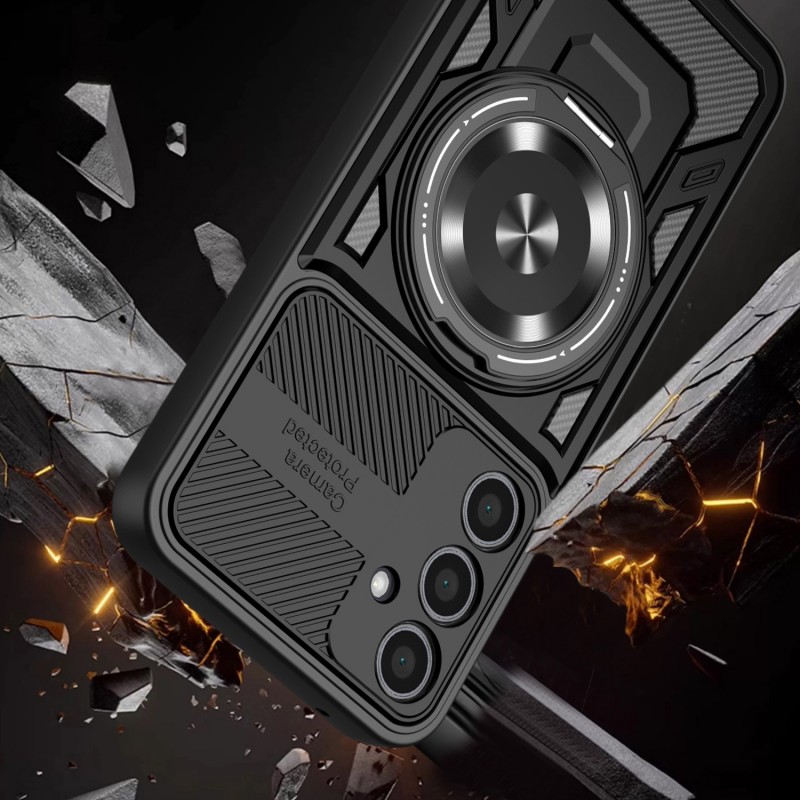 Овърлей Defender Armor Mag за Xiaomi Redmi Note 15 Pro Plus 5G (EU) черен