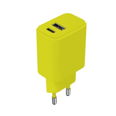 Setty USB + USB-C стенно зарядно 20W LSIM-AC-2011 липа