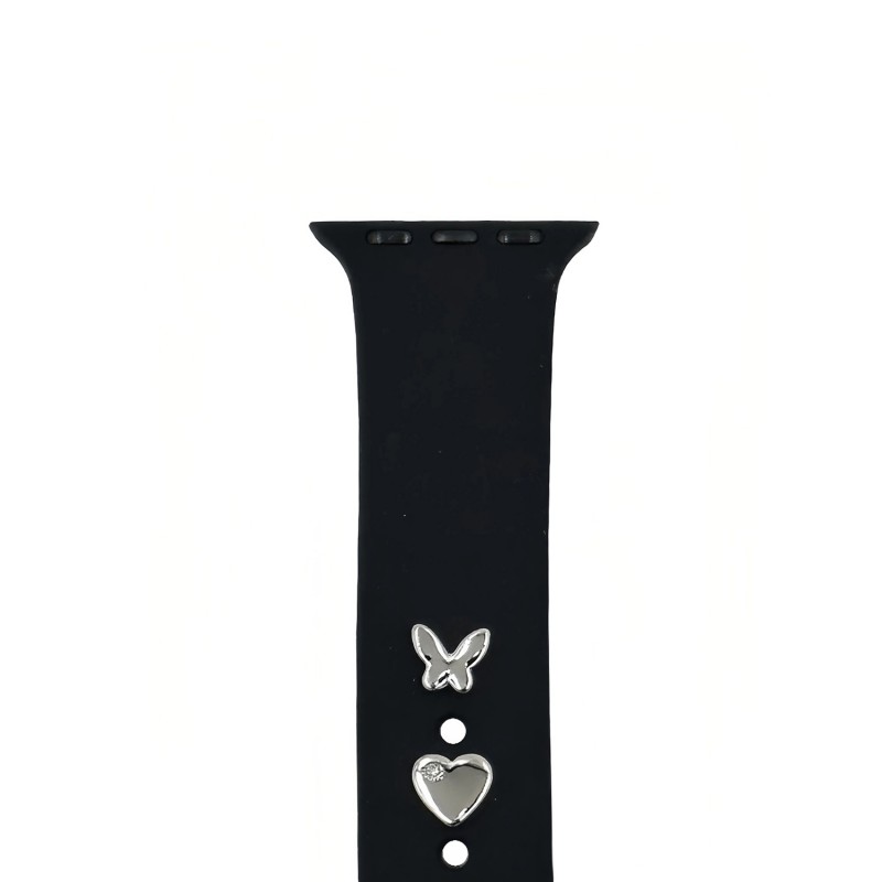 Pin Charms комплект за каишка за часовник пеперуда сребрист