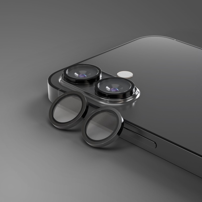 Etteri стъкло за камера за iPhone 17 черно