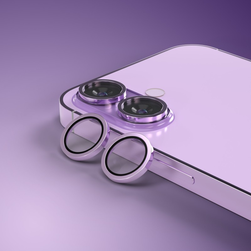 Стъкло за камера Etteri за iPhone 17 лилаво