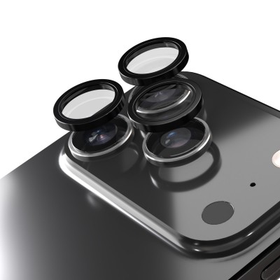 Etteri стъкло за камера за iPhone 17 Pro / 17 Pro Max черно