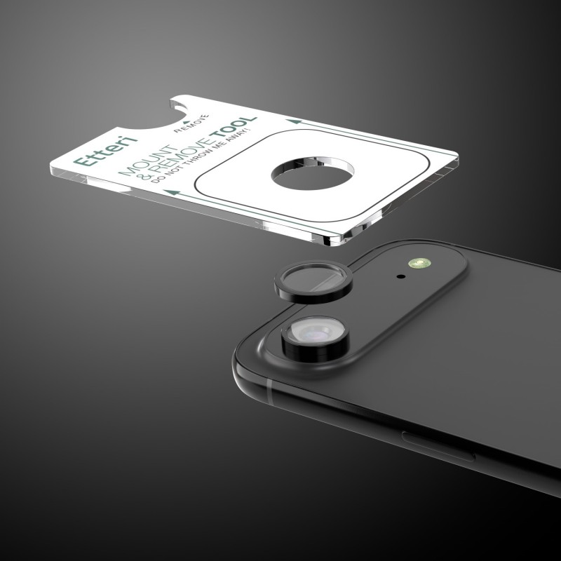 Etteri стъкло за камера за iPhone 17 Air черно