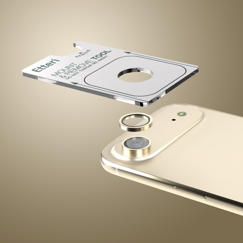 Стъкло за камера Etteri за iPhone 17 Air златисто