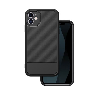 Капак Simple Carbon за iPhone 11, черен