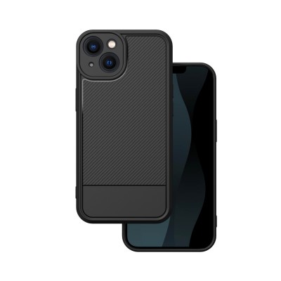 Калъф Simple Carbon за iPhone 13 6.1" черен