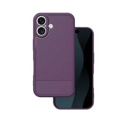 Кейс Simple Carbon за iPhone 17 6.3" лилав