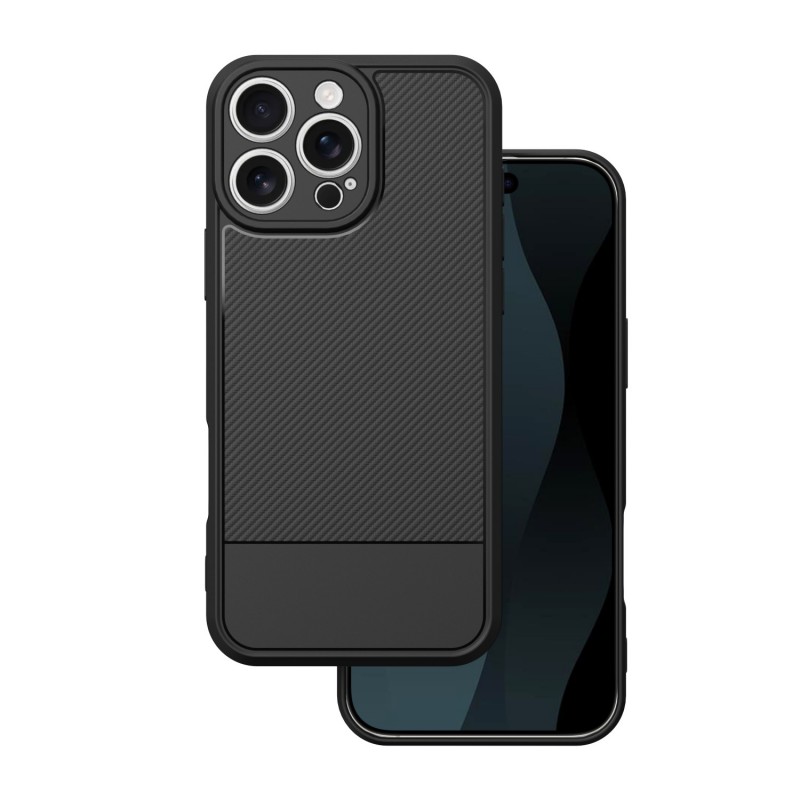 Капак Simple Carbon за iPhone 16 Pro Max 6.9" черен