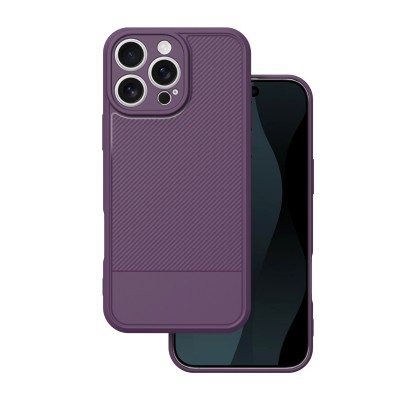 Кейс Simple Carbon за iPhone 17 Pro Max 6.9" лилав
