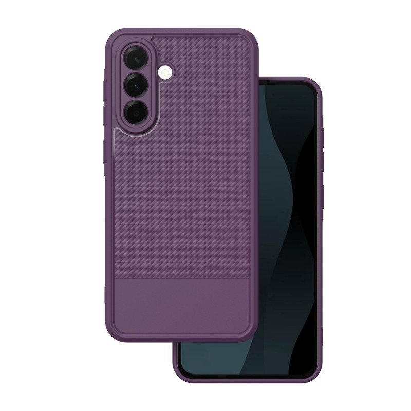 Simple Carbon overlay за Samsung Galaxy A17 4G / A17 5G лилав