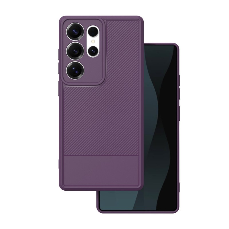 Капак Simple Carbon за Samsung Galaxy S26 лилав