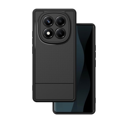 Simple Carbon overlay за Xiaomi Redmi Note 14 Pro 5G (Global) / Note 14 Pro Plus 5G (Global) черен