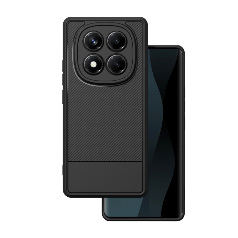 Simple Carbon overlay за Xiaomi Redmi Note 14 Pro 5G (Global) / Note 14 Pro Plus 5G (Global) черен