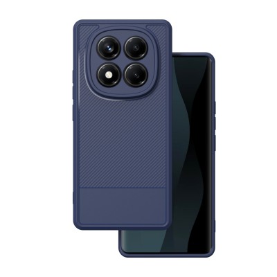 Simple Carbon overlay за Xiaomi Redmi Note 14 Pro 5G (Global) / Note 14 Pro Plus 5G (Global) син