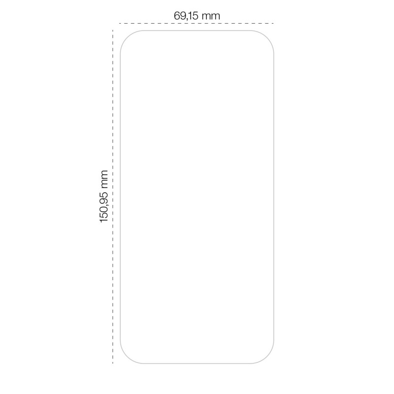 Хибридно стъкло Etteri за iPhone 17 Air 6.5"