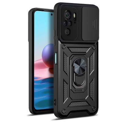 Калъф Defender Slide за Xiaomi Redmi Note 10 4G / 10S черен
