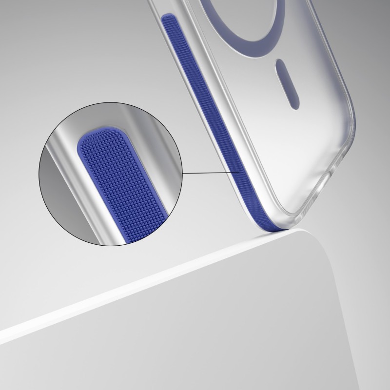 Калъф Etteri Icy Mag за iPhone 15 6.1" син