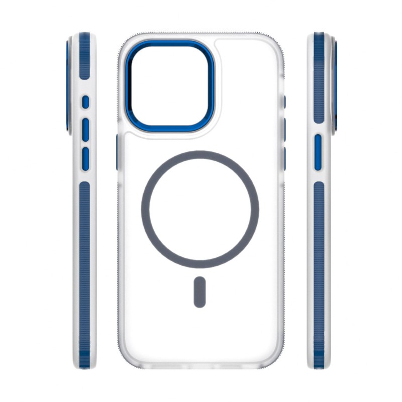 Калъф Etteri Icy Mag за iPhone 15 Pro 6.1" син