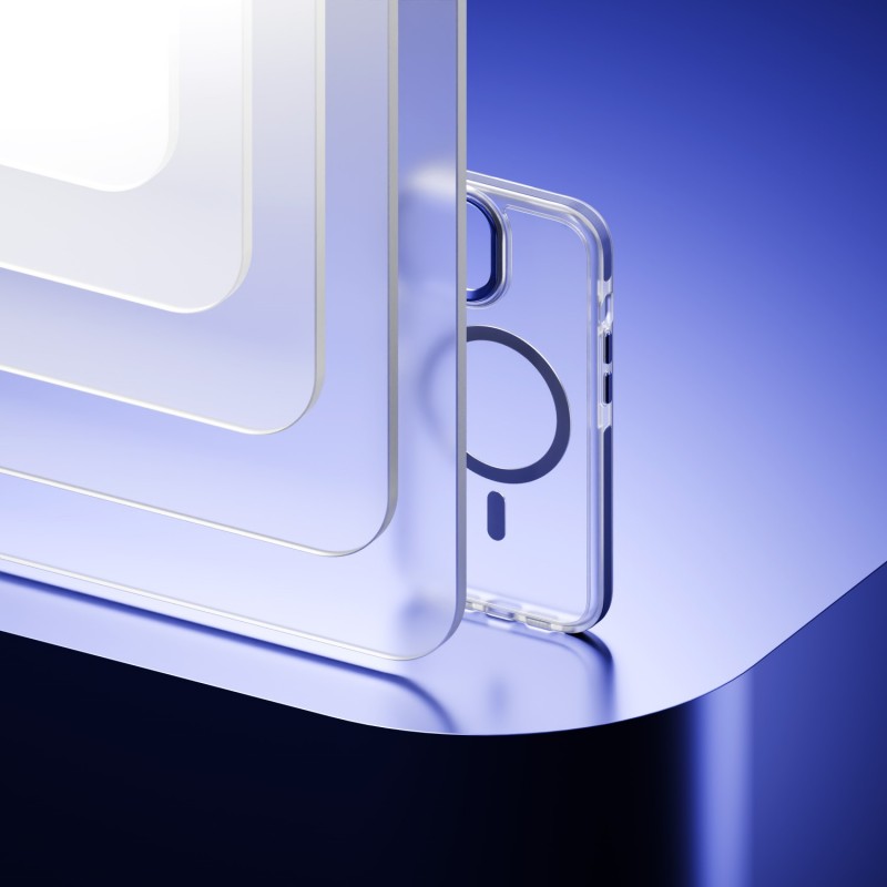 Калъф Etteri Icy Mag за iPhone 16 6.1" син