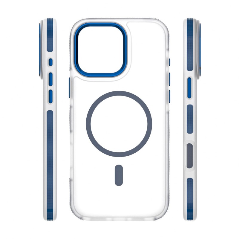 Калъф Etteri Icy Mag за iPhone 16 Pro 6.3" син