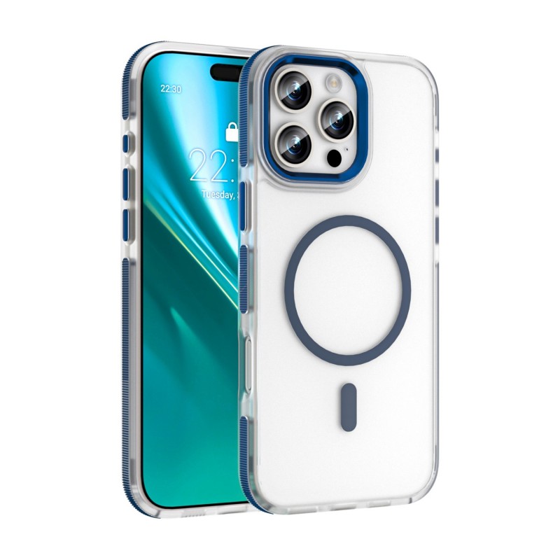 Калъф Etteri Icy Mag за iPhone 16 Pro Max 6.9" син