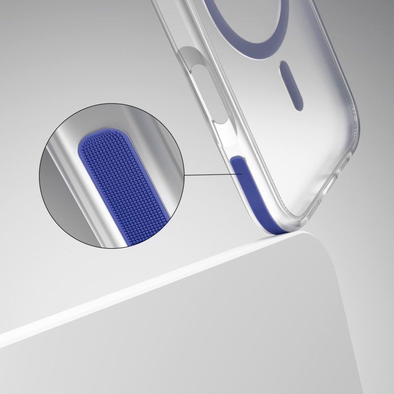 Калъф Etteri Icy Mag за iPhone 17 син