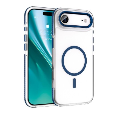 Калъф Etteri Icy Mag за iPhone 17 Air син