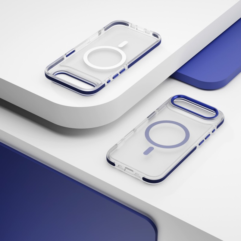 Калъф Etteri Icy Mag за iPhone 17 Air син
