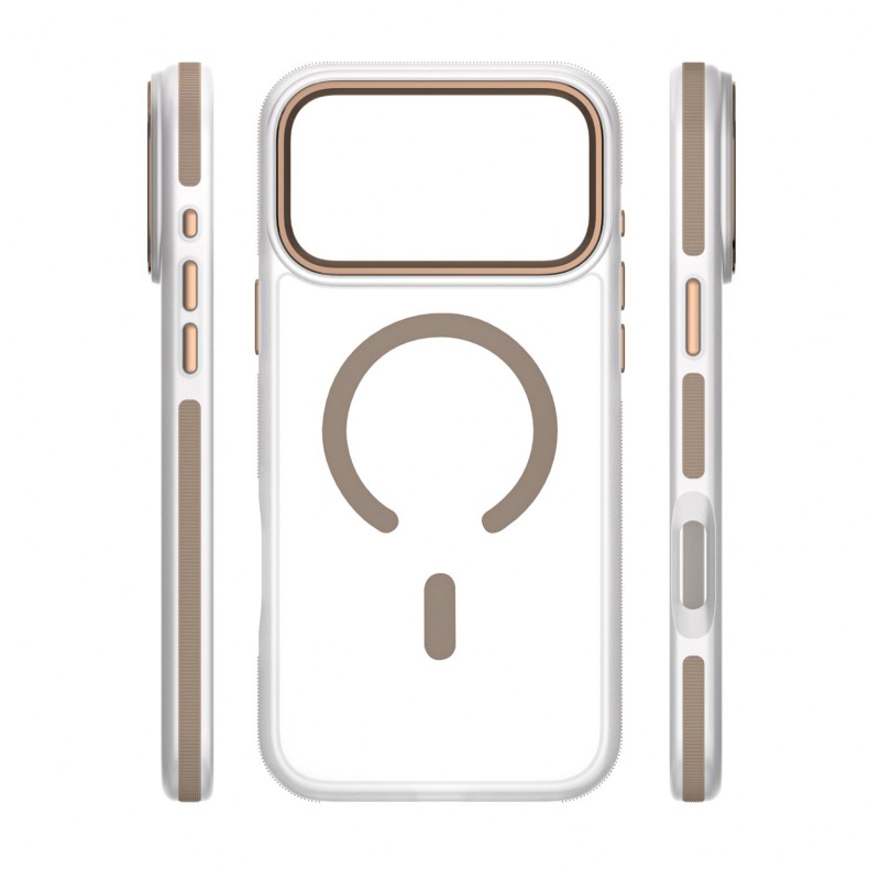Калъф Etteri Icy Mag за iPhone 17 Pro Max златен