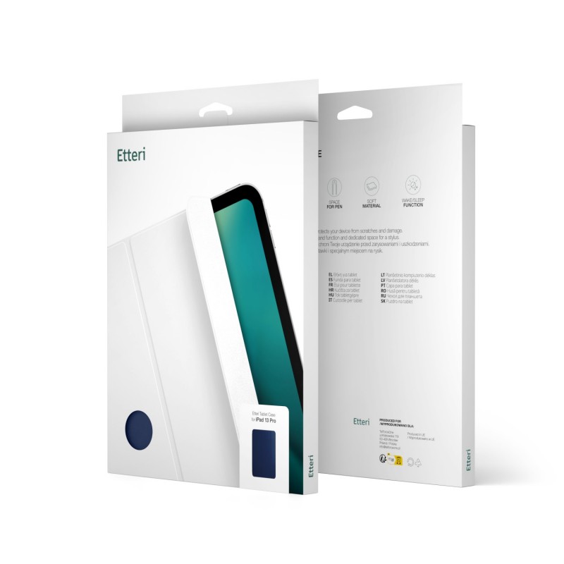 Калъф Etteri за Samsung Galaxy Tab A9 2023 / A11 2025 8.7' тъмно син
