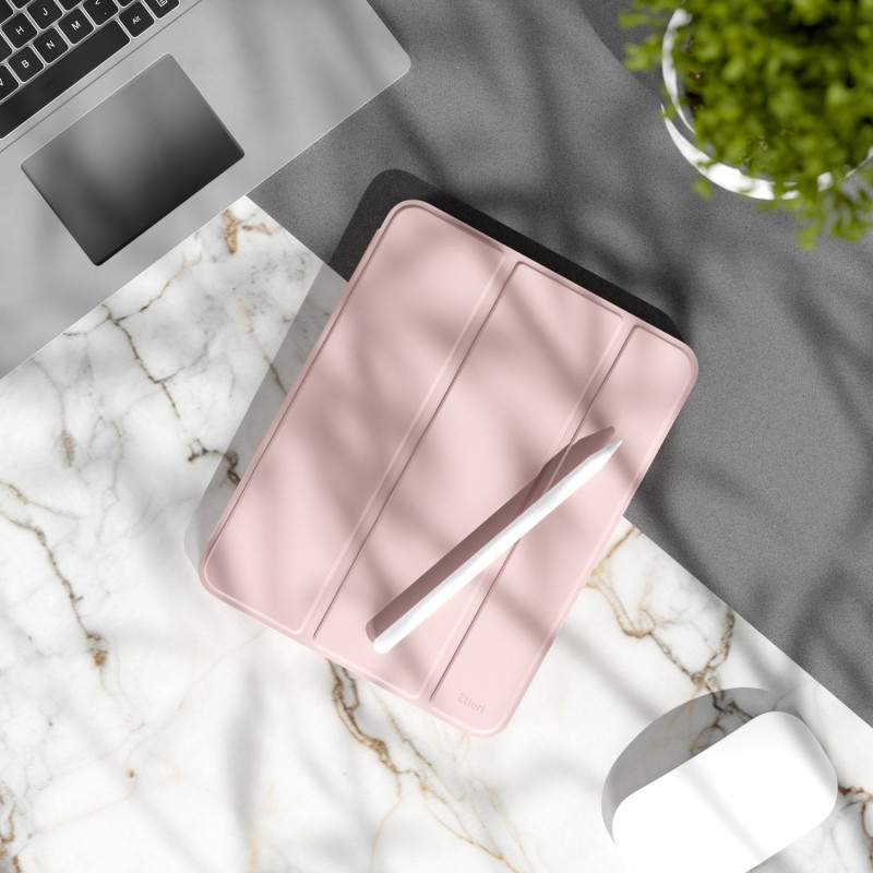 Калъф Etteri за Apple iPad 10 2022 10.9" / iPad 11 A16 2025 / iPad 12 A19 2026 11" светло розов