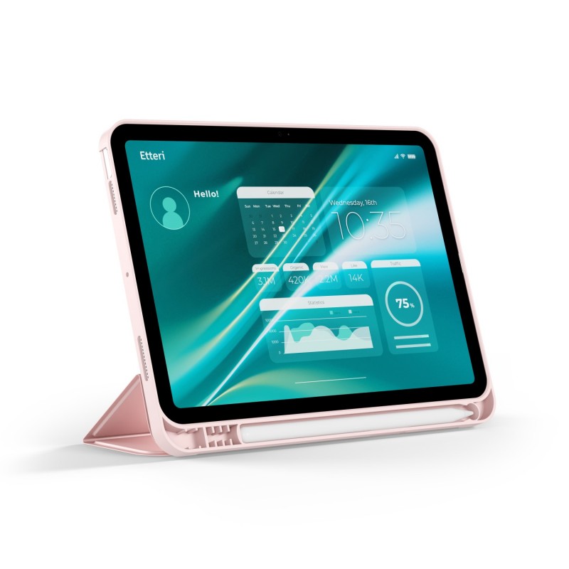 Калъф Etteri за Samsung Galaxy Tab A9+ 2023 / A11+ 2025 11' светло розов