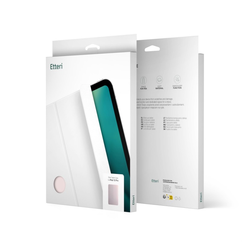 Калъф Etteri за Samsung Galaxy Tab A9+ 2023 / A11+ 2025 11' светло розов