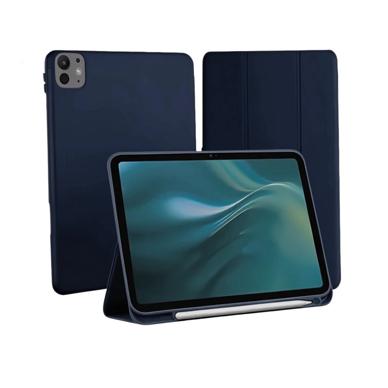 Калъф Etteri за Apple iPad Pro 2024 11', тъмно син