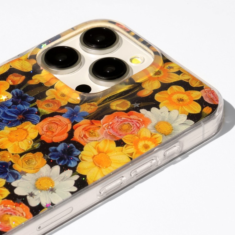 Оверлей Glow Glam за iPhone 17 Pro Max 6.9" оранжев