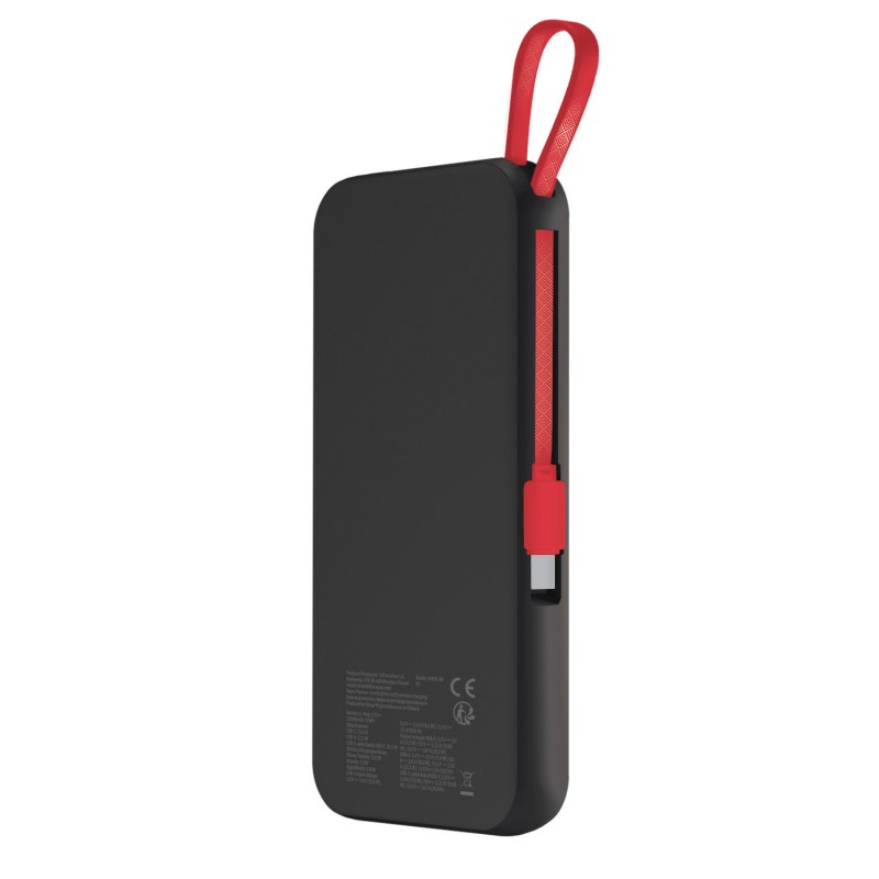Maxlife безжична захранваща банка MXPB-08 10000 mAh магнитна 3в1 черна