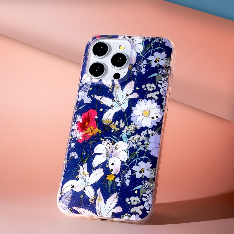 Glow Glam overlay за Xiaomi Redmi Note 14 Pro 5G (Global) / Note 14 Pro Plus 5G (Global) син