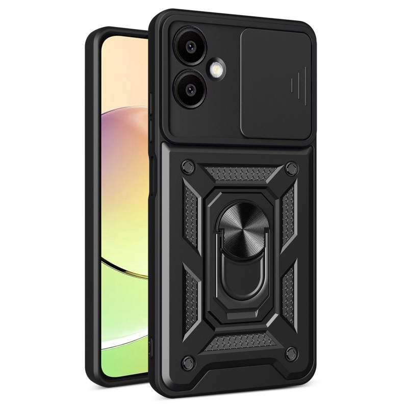 Овърлей Defender Slide за Samsung Galaxy A06 5G, черен