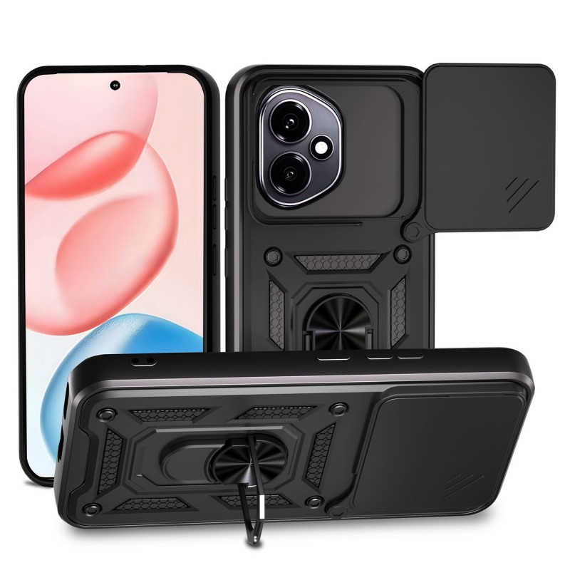 Капак Defender Slide за Honor 400 черен