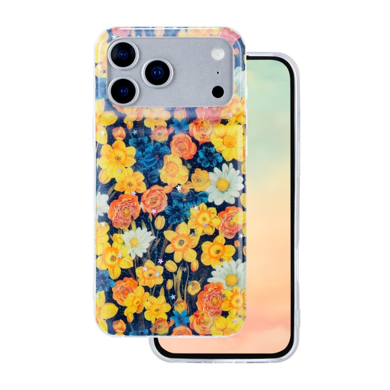 Оверлей Glow Glam за iPhone 17 Pro Max 6.9" оранжев