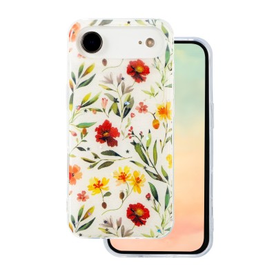 Калъф Glow Glam за iPhone 17 Air 6.6" бял