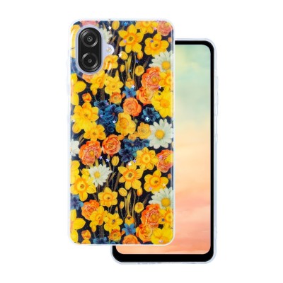 Овърлей Glow Glam за Samsung Galaxy A07 4G оранжев