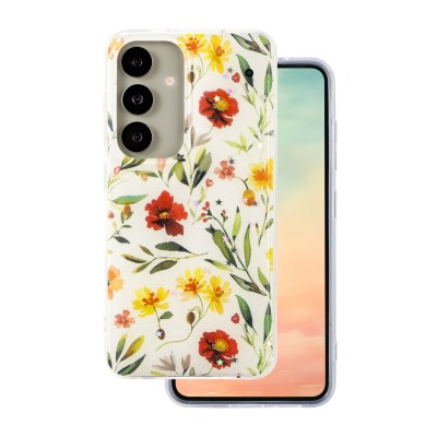 Капак Glow Glam за Samsung Galaxy S25 бял