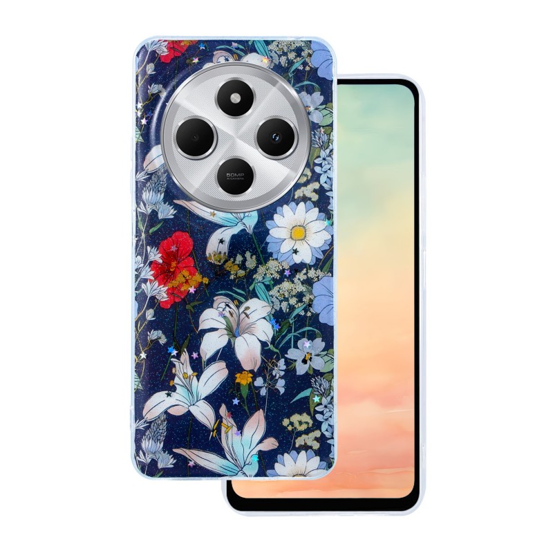 Glow Glam overlay за Xiaomi Redmi Note 14 Pro 5G (Global) / Note 14 Pro Plus 5G (Global) син