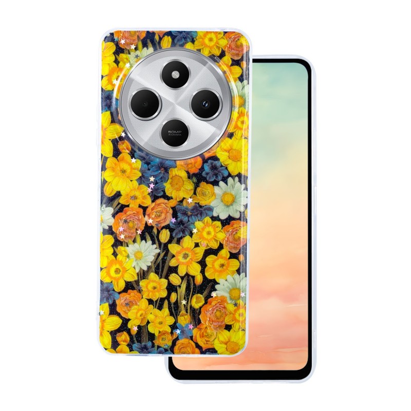 Овърлей Glow Glam за Xiaomi Redmi A5 Global (173.45 x 79.35 x 8.45) оранжев