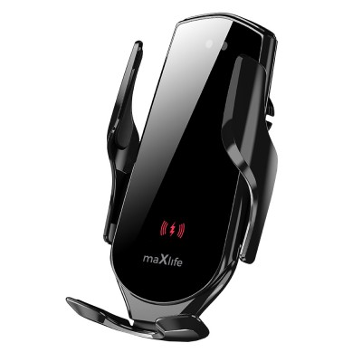 Стойка за автомобилна решетка Maxlife MXCH-08 автоматична с индукция черна 15W